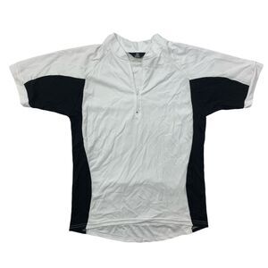 Canari Jersey Mens M Medium Black White Short Sleeve Cycling Shirt San Diego